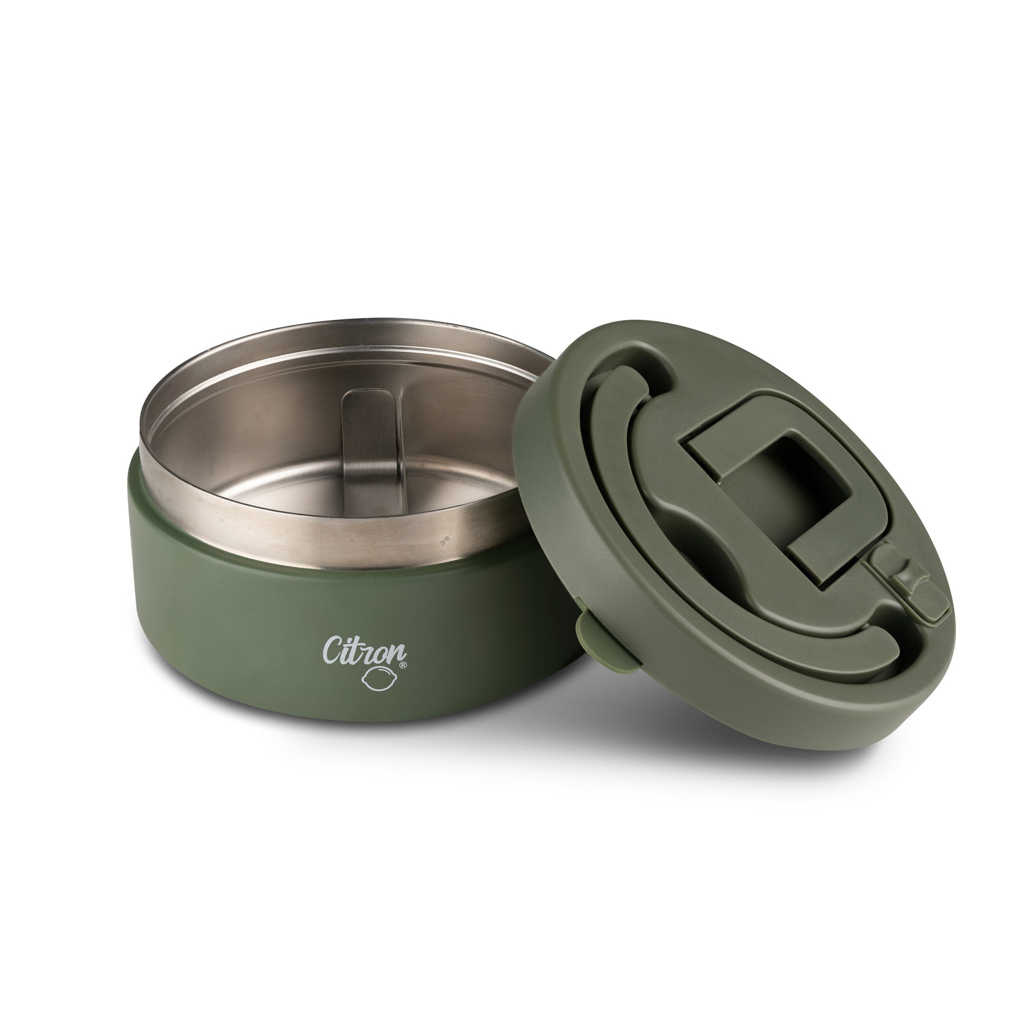 Citron Food Jar Stainless Steel 450ml | Green Citron Food Jar Stainless Steel 450ml | Green