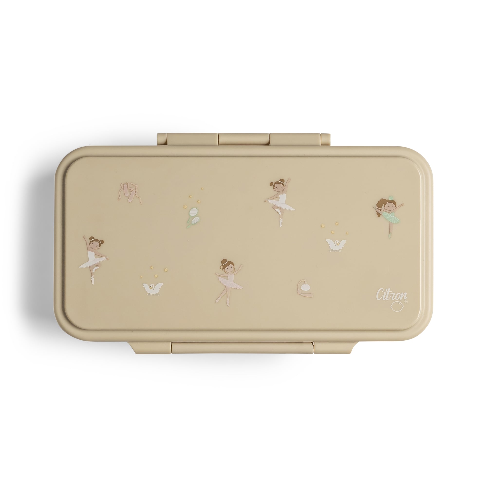 Citron Lunchbox Rectangle Met Vakjes | Ballerina Citron Lunchbox Rectangle Met Vakjes | Ballerina