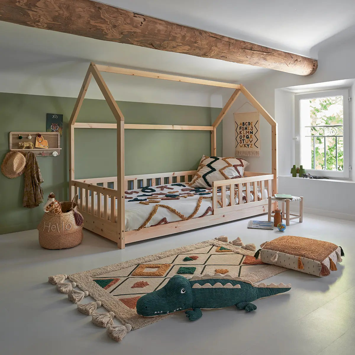 De Gele Flamingo Bedhuisje Brussels | Eénpersoons 90x190cm - ENKEL OPHALEN IN MAGAZIJN De Gele Flamingo Bedhuisje Brussels | Eénpersoons 90x190cm - ENKEL OPHALEN IN MAGAZIJN
