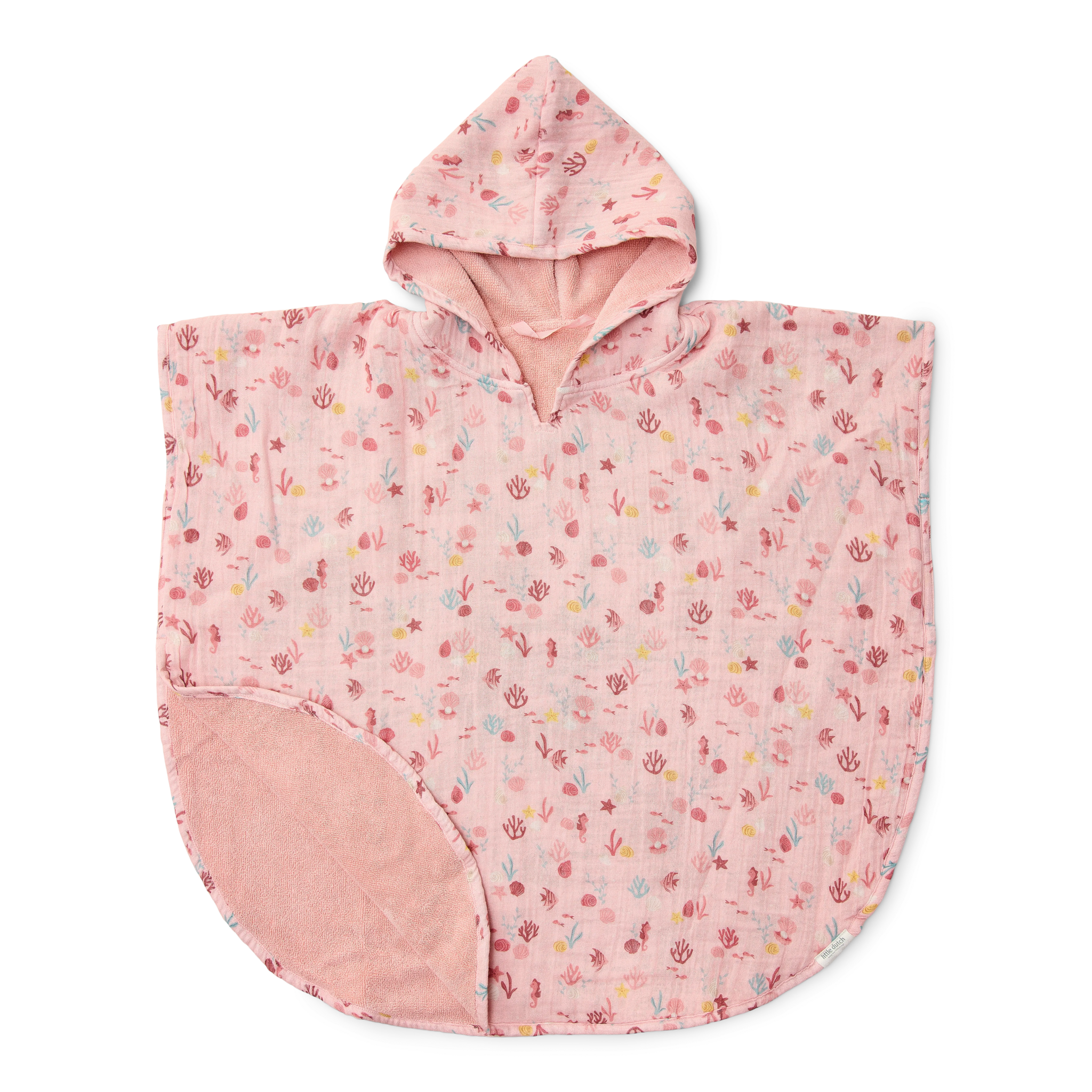 Little Dutch Badponcho 2-6Y Ocean Treasures Multi-Colour Little Dutch Badponcho 2-6Y Ocean Treasures Multi-Colour