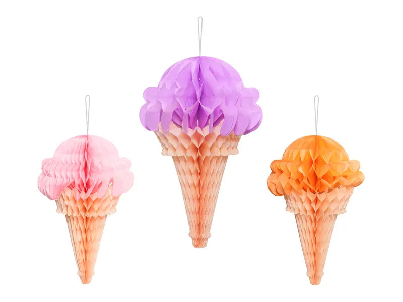 Party Deco Ice Cream Papieren Decoratie Party Deco Ice Cream Papieren Decoratie