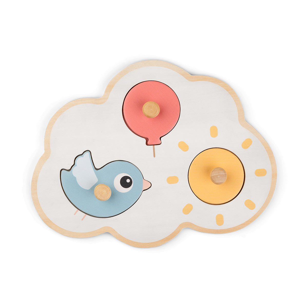 * Done By Deer Houten Inlegpuzzel | Happy Clouds Colour Mix * Done By Deer Houten Inlegpuzzel | Happy Clouds Colour Mix