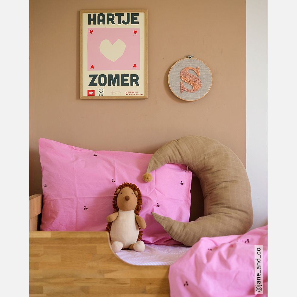 Studio Ditte Hoeslaken 90x200cm | Stripes Light Pink Studio Ditte Hoeslaken 90x200cm | Stripes Light Pink