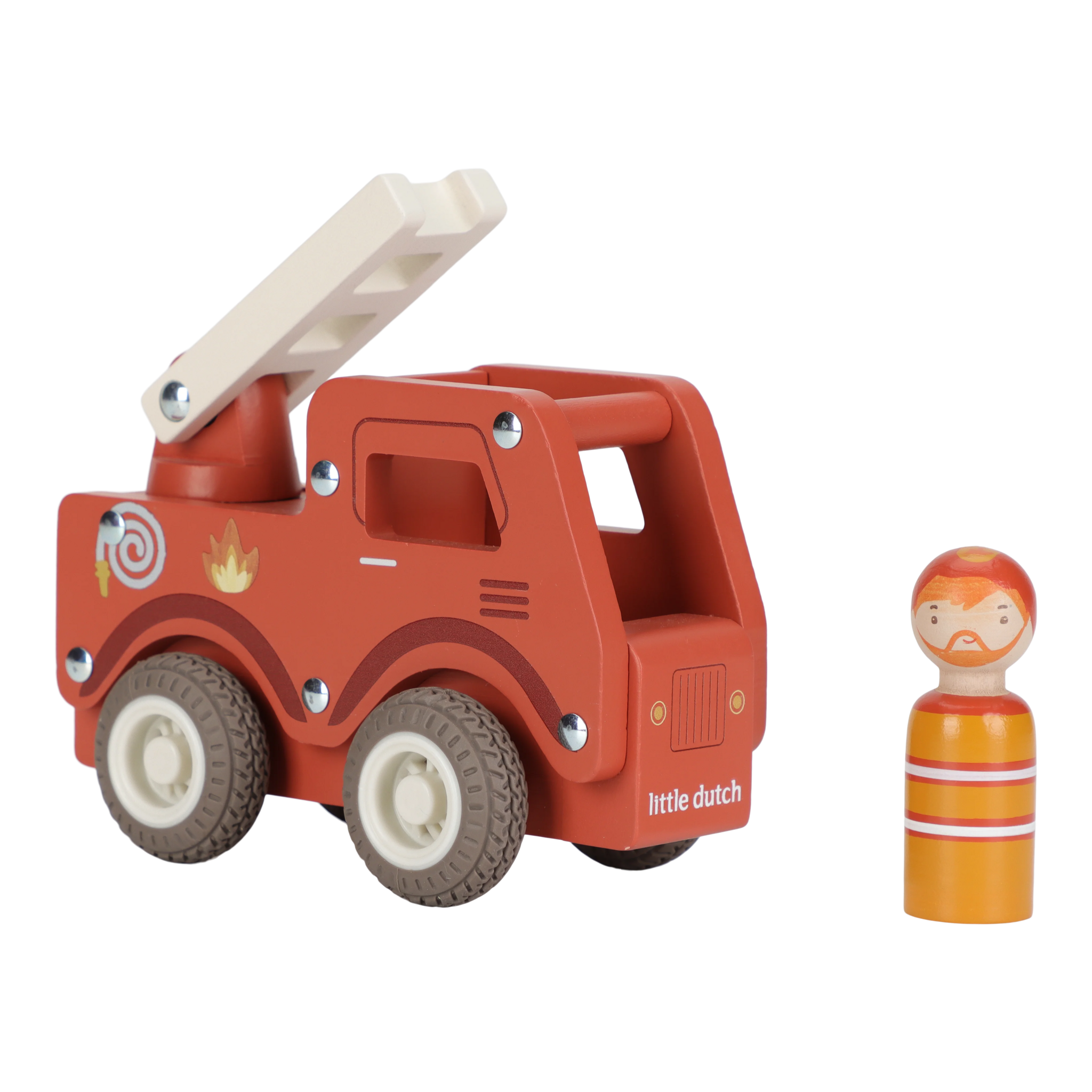 Little Dutch Houten Brandweerauto Little Dutch Houten Brandweerauto