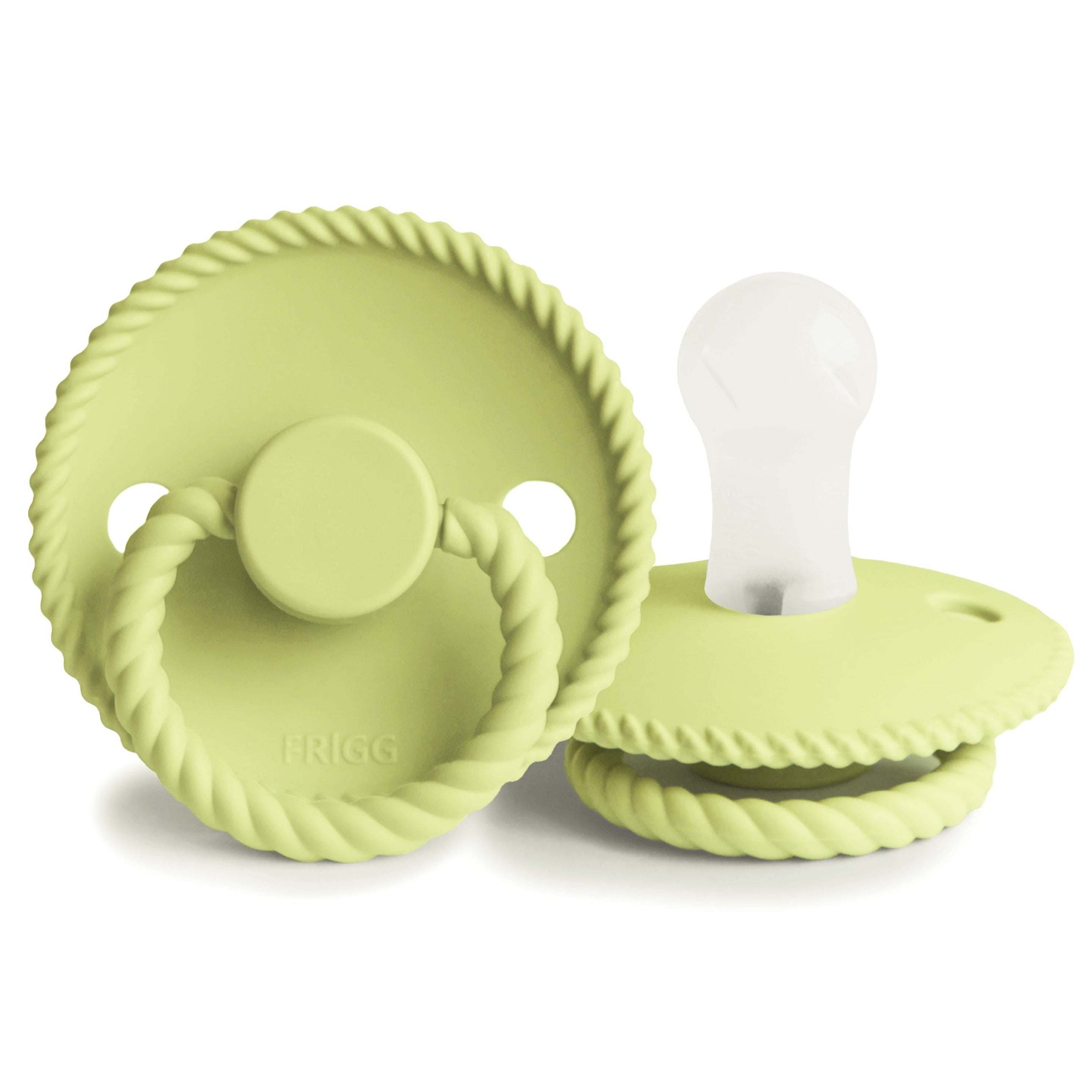 Frigg Rope Siliconen Fopspeen 6+M | Green Tea Frigg Rope Siliconen Fopspeen 6+M | Green Tea