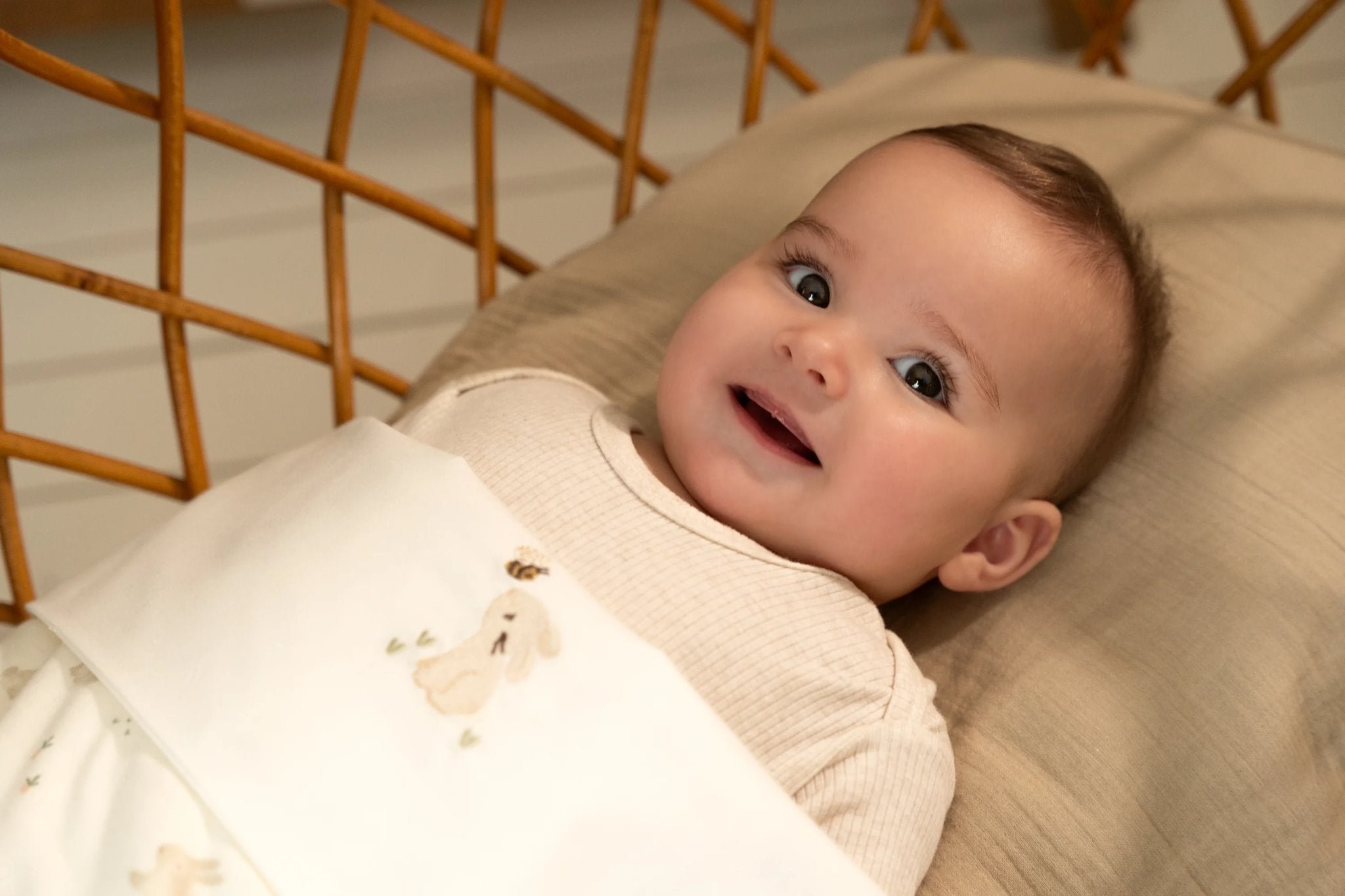 Little Dutch Hoeslaken Wieg | Pure Soft Beige Little Dutch Hoeslaken Wieg | Pure Soft Beige