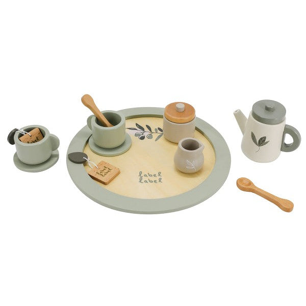 Label Label Theeset | Olive Green Label Label Theeset | Olive Green