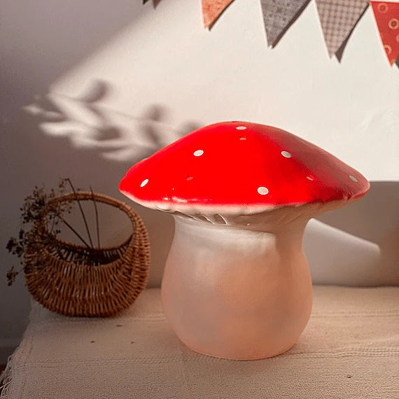 Egmont Toys Nachtlamp Mushroom Medium Rood 20cm Egmont Toys Nachtlamp Mushroom Medium Rood 20cm