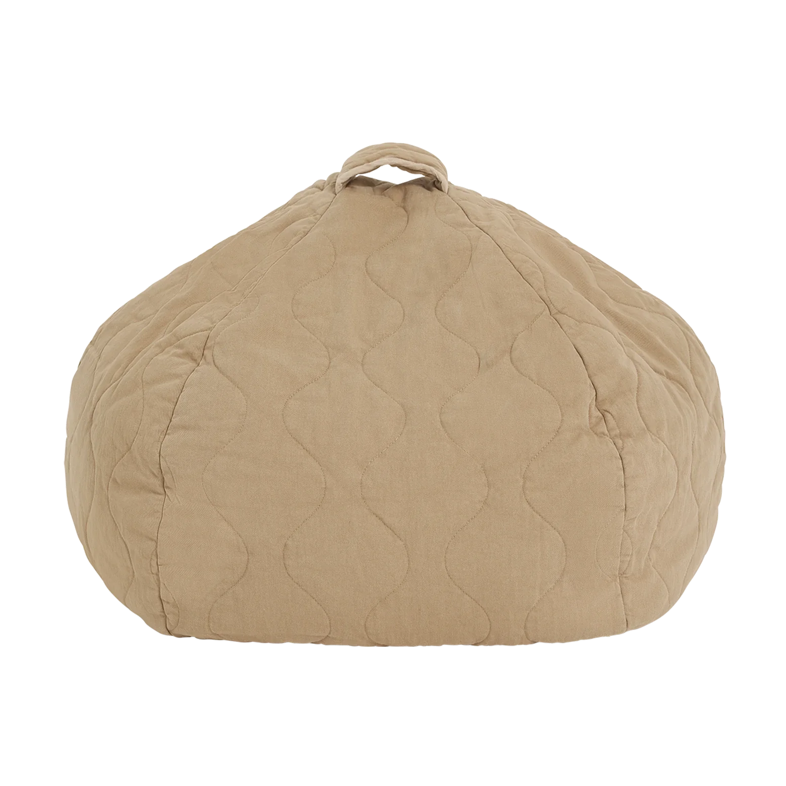 Nobodinoz Landscape Gewatteerd Ronde Zitzak 65x40cm | Sesame Nobodinoz Landscape Gewatteerd Ronde Zitzak 65x40cm | Sesame