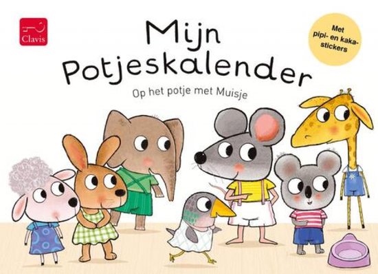 Clavis Boekje | Mijn Potjeskalender Met Muisje - Met Stickers Clavis Boekje | Mijn Potjeskalender Met Muisje - Met Stickers