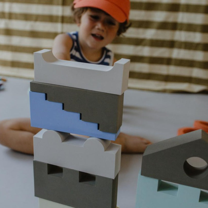 Moes Play Set 11 Foam Speelblokken Sky Colors Moes Play Set 11 Foam Speelblokken Sky Colors