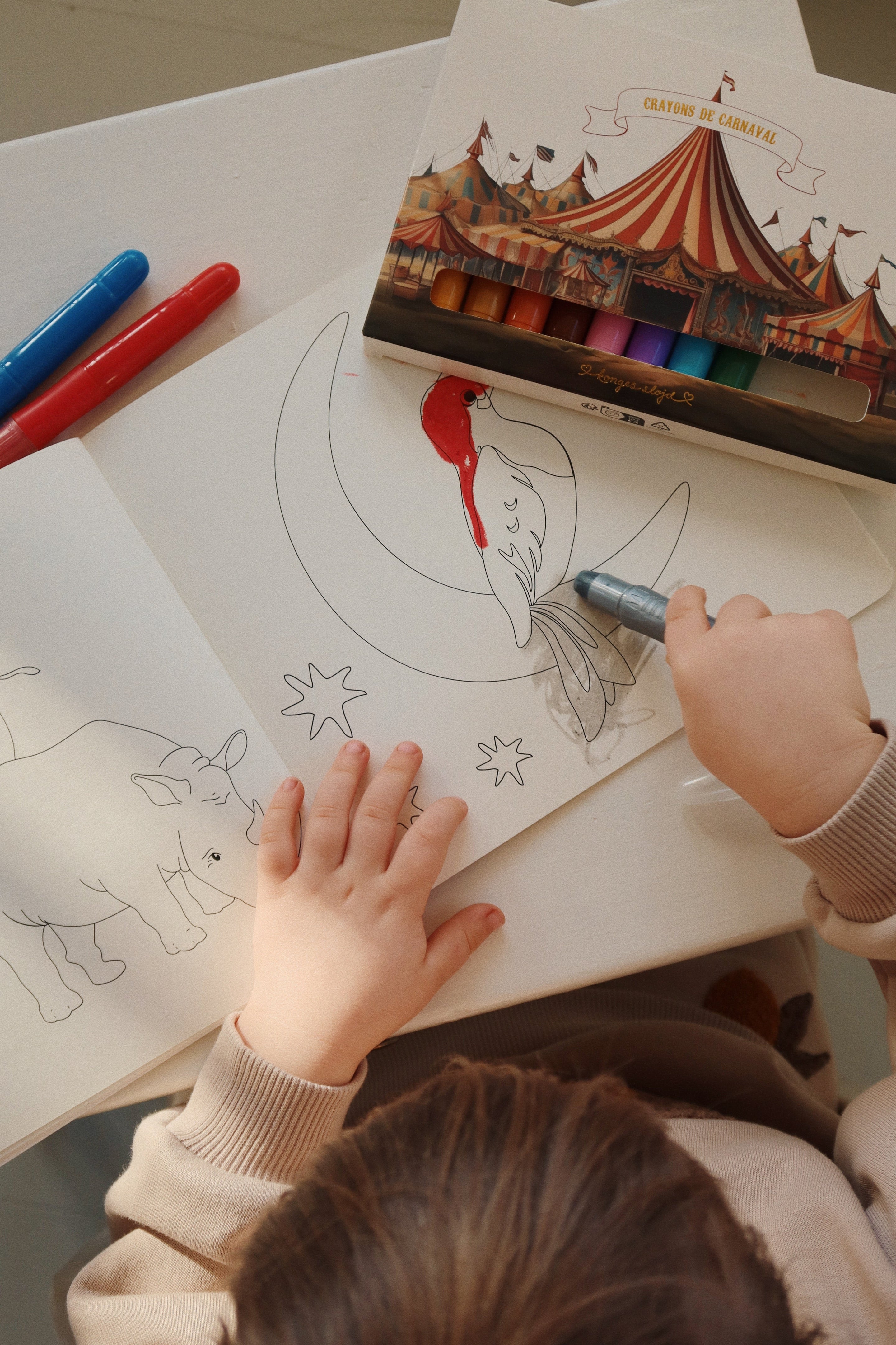 * Konges Sløjd Gel Crayons & Drawing Pad FSC | Multi * Konges Sløjd Gel Crayons & Drawing Pad FSC | Multi