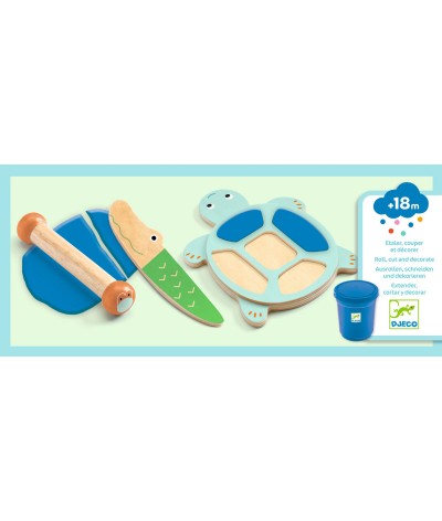 Djeco Knutselset 18M+ | Boetseren Met Jungleklei Djeco Knutselset 18M+ | Boetseren Met Jungleklei