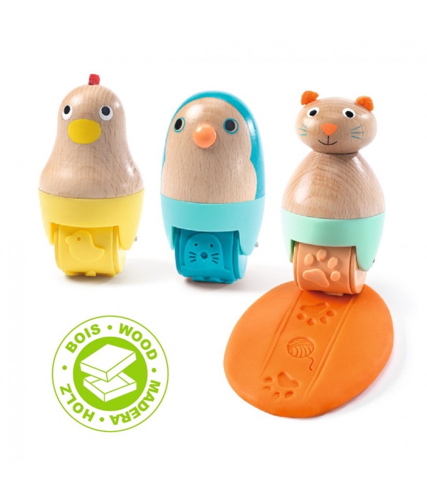 Djeco Rolstempel +18M | Dieren Djeco Rolstempel +18M | Dieren