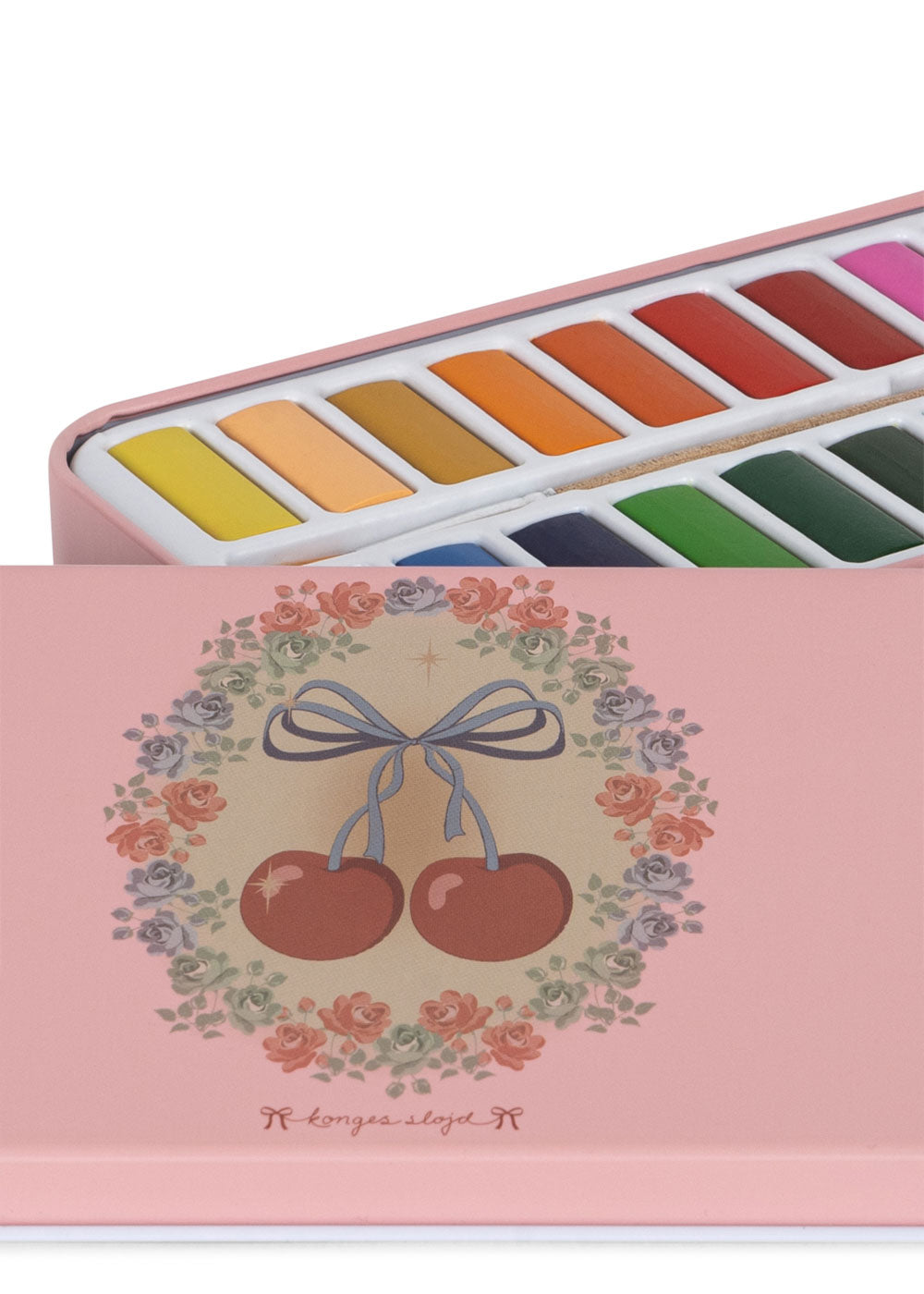 Konges Sløjd Water Colors Tin Box | Cherry Bow Konges Sløjd Water Colors Tin Box | Cherry Bow