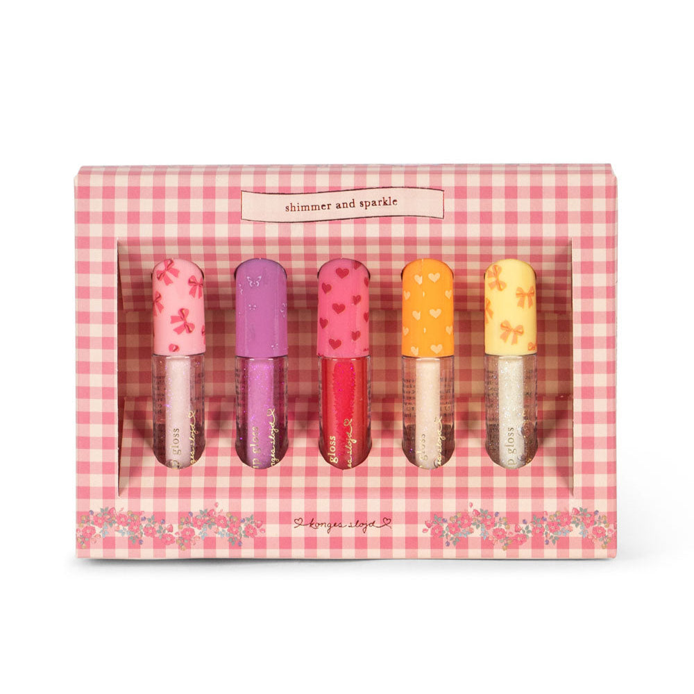 Konges Sløjd Glitter Lip Gloss 5 Pcs | Multi Konges Sløjd Glitter Lip Gloss 5 Pcs | Multi