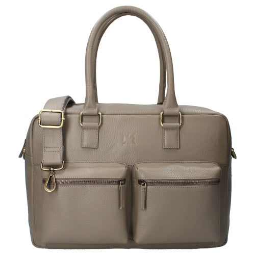 Kidzroom Luiertas Rugzak | Care Vienna Lovely Leather Taupe Kidzroom Luiertas Rugzak | Care Vienna Lovely Leather Taupe