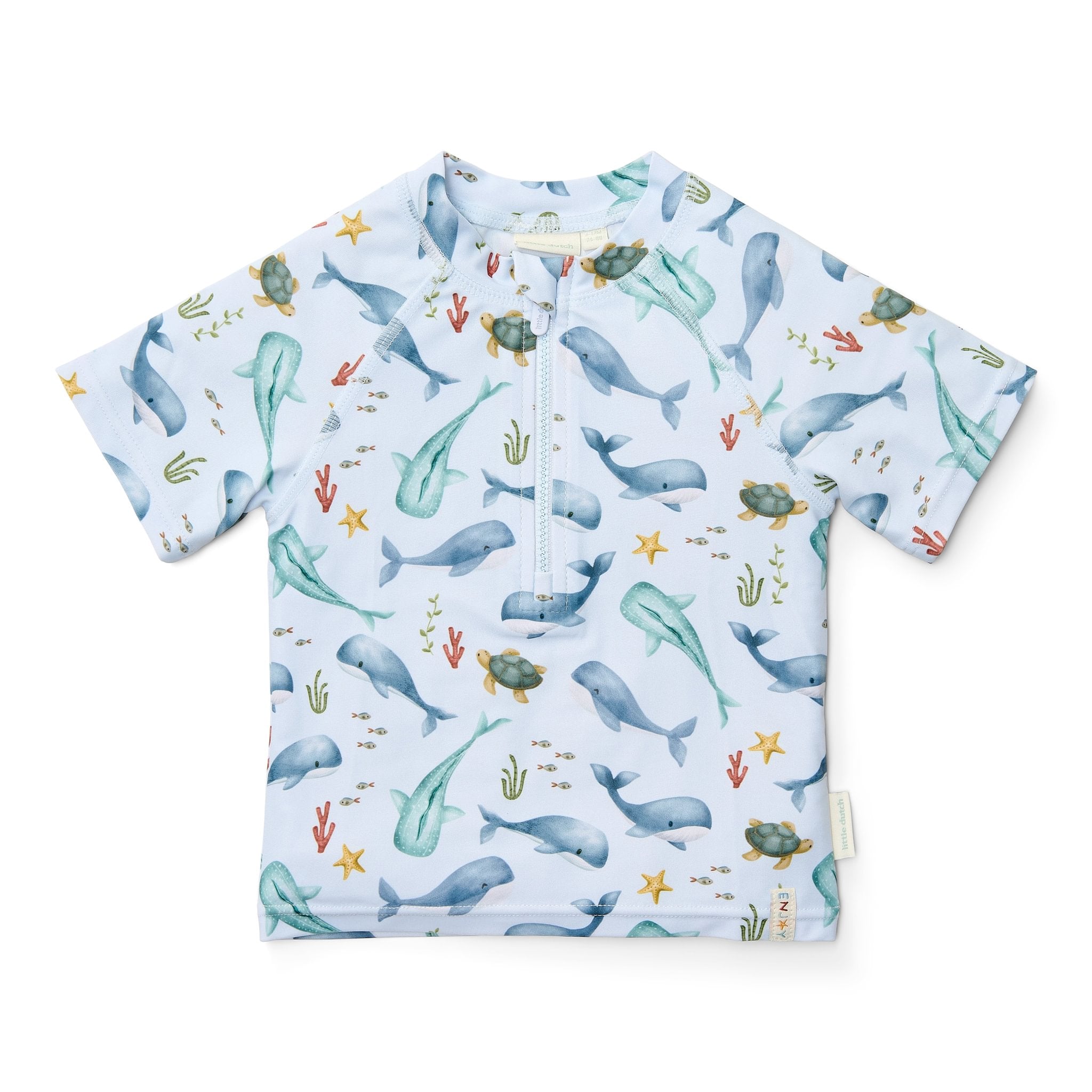 * Little Dutch UV Zwemshirt Korte Mouwen Ocean Multi-Colour * Little Dutch UV Zwemshirt Korte Mouwen Ocean Multi-Colour