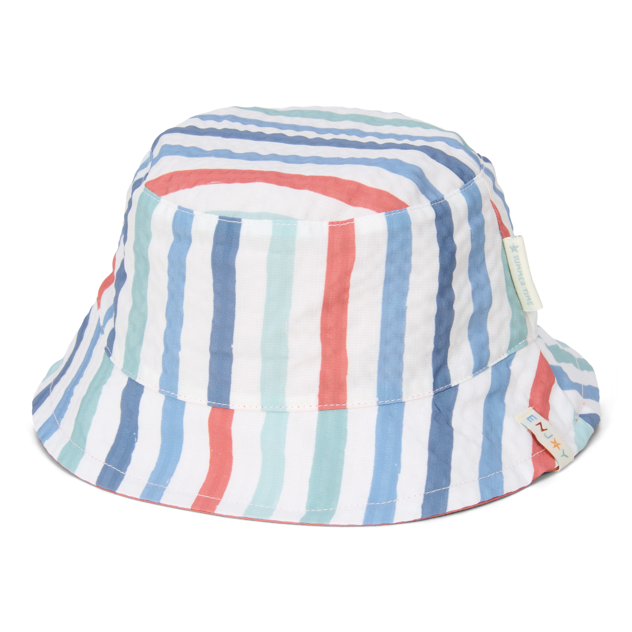 * Little Dutch UV Bucket Hat Omkeerbaar Stripes Multi-Colour * Little Dutch UV Bucket Hat Omkeerbaar Stripes Multi-Colour