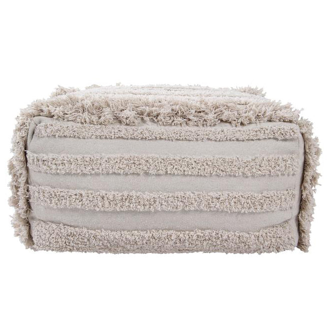 Lorena Canals Pouffe Air Natural 54x54x27cm Lorena Canals Pouffe Air Natural 54x54x27cm