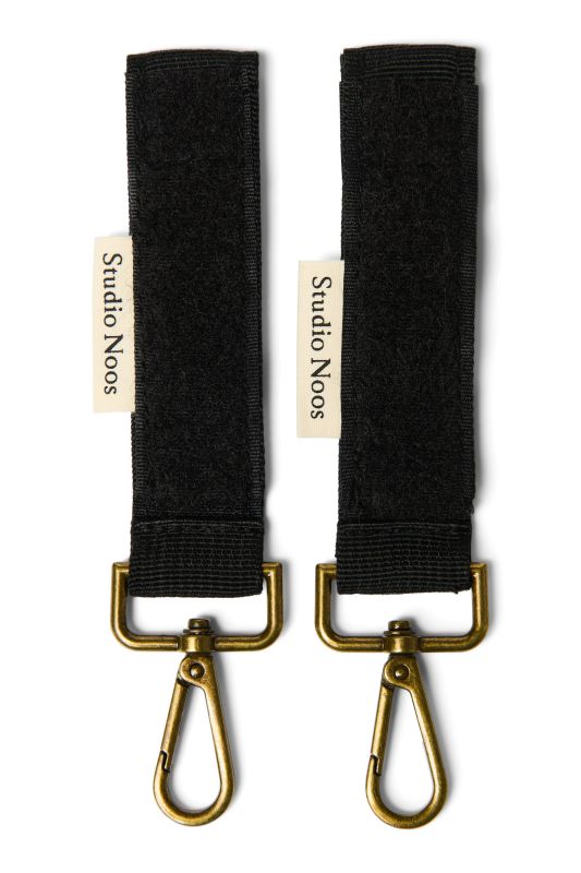 Studio Noos Stroller Hooks Voor Luiertas 29x3cm | Zwart Studio Noos Stroller Hooks Voor Luiertas 29x3cm | Zwart
