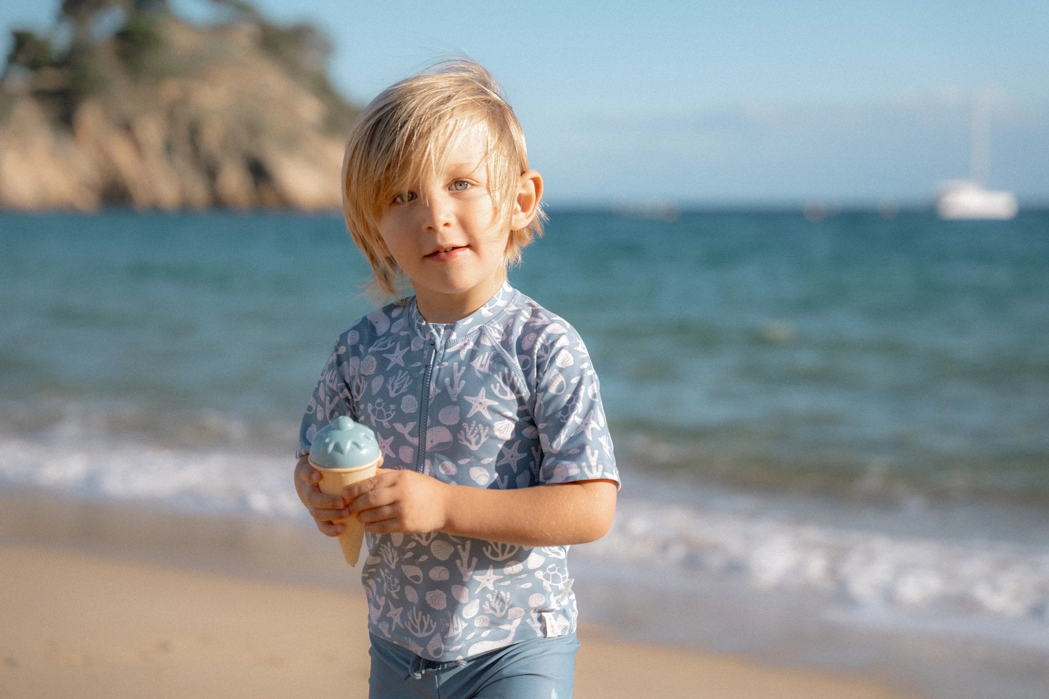 * Little Dutch UV Zwemshirt Korte Mouwen Ocean Multi-Colour * Little Dutch UV Zwemshirt Korte Mouwen Ocean Multi-Colour