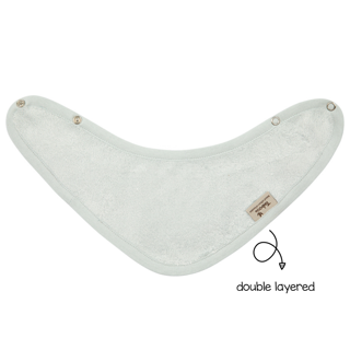 Timboo Bandana Slab Bamboe Kwijlsjaaltje Dubbele Laag | Riviera Blue Timboo Bandana Slab Bamboe Kwijlsjaaltje Dubbele Laag | Riviera Blue
