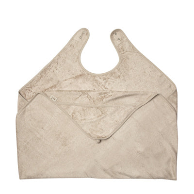 Timboo Badcape Ouder/Baby Bamboo 98x104cm | Feather Grey Timboo Badcape Ouder/Baby Bamboo 98x104cm | Feather Grey