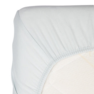 Timboo Hoeslaken Bamboe 70x140cm | Riviera Blue Timboo Hoeslaken Bamboe 70x140cm | Riviera Blue