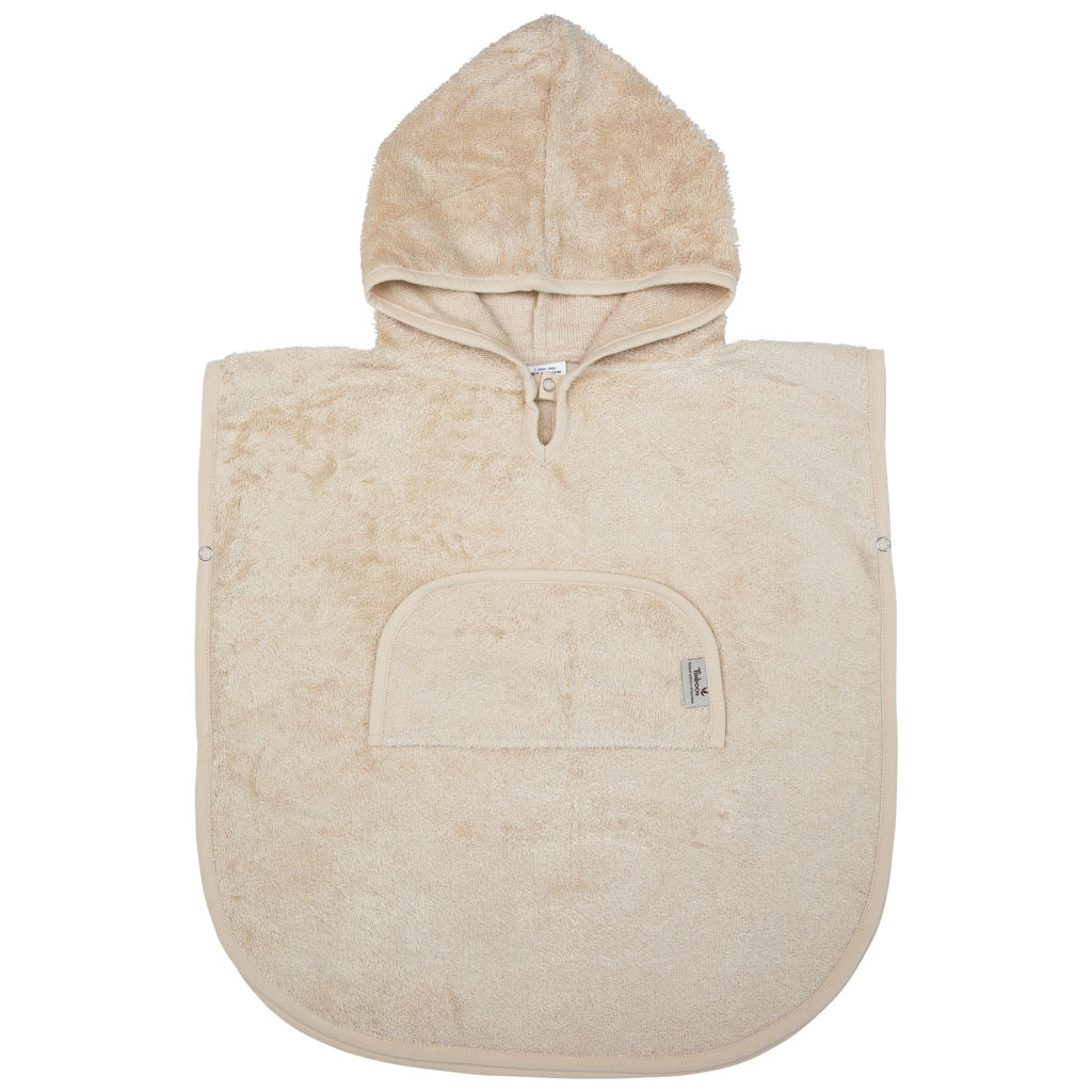 Timboo Poncho Met V-Hals Bamboo 2-4Y | Frosted Almond Timboo Poncho Met V-Hals Bamboo 2-4Y | Frosted Almond