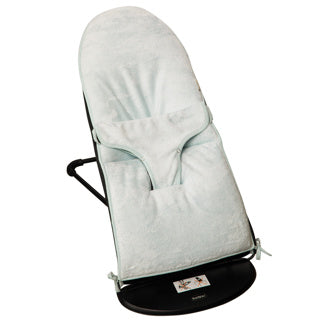 Timboo Hoes Voor Relax Bamboe Babybjörn | Riviera Blue Timboo Hoes Voor Relax Bamboe Babybjörn | Riviera Blue