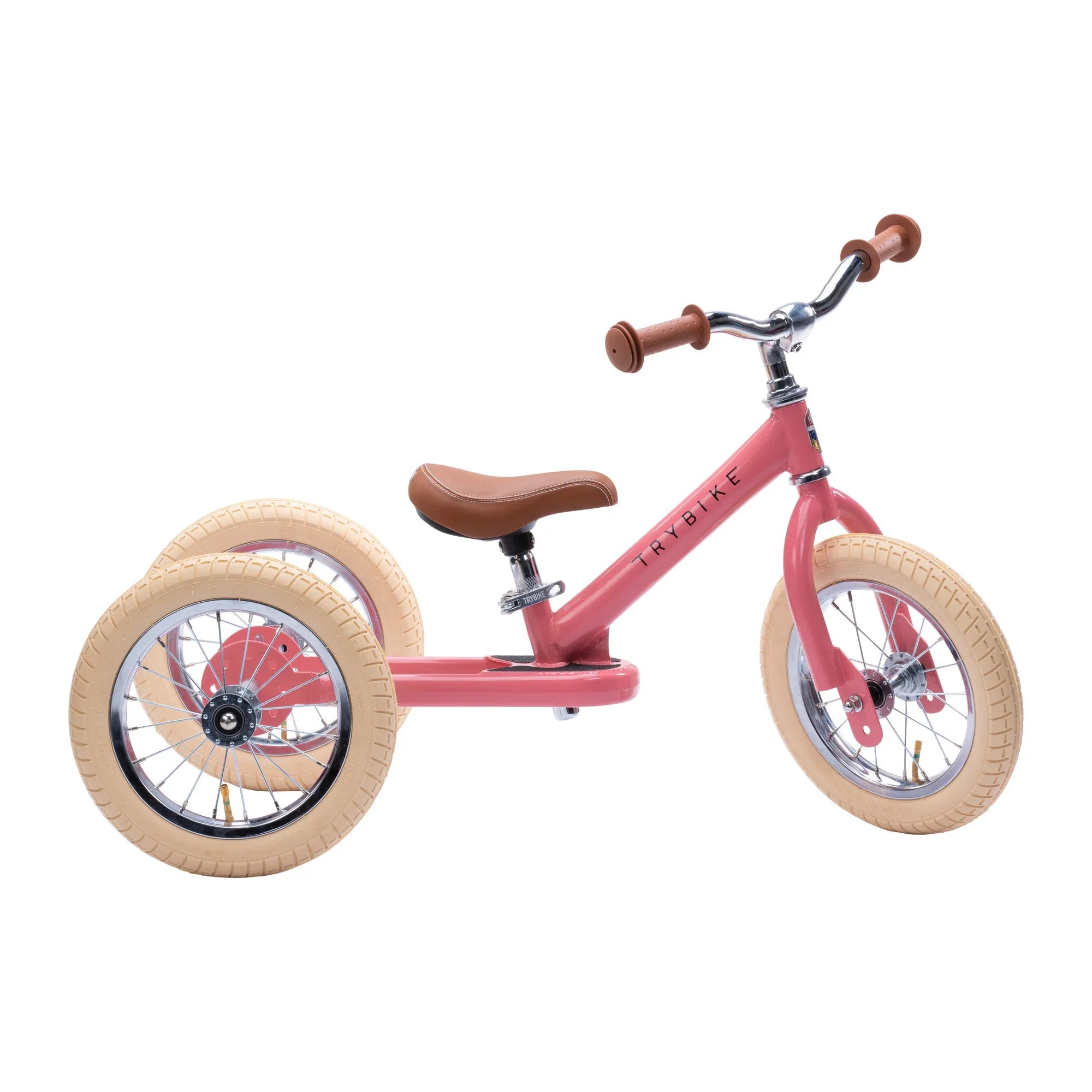 Trybike Steel Loopfiets 2-in-1 | Matt Pink Trybike Steel Loopfiets 2-in-1 | Matt Pink