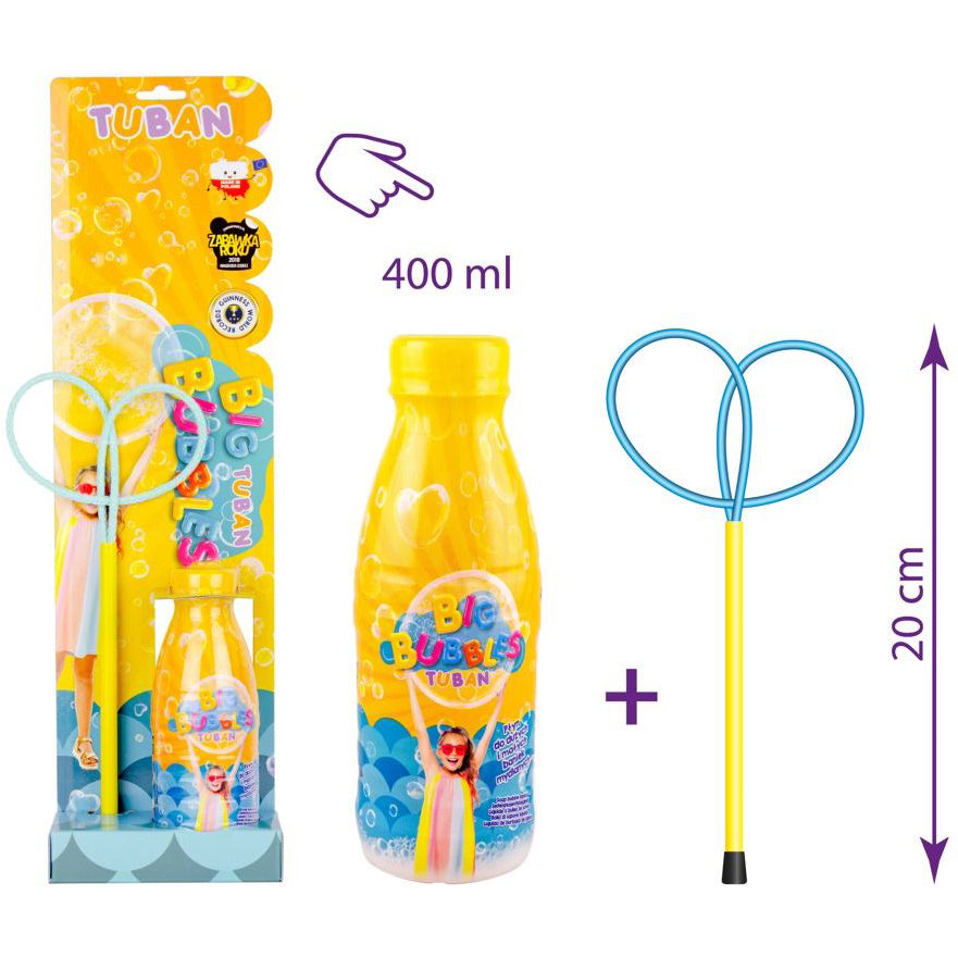 Tuban Bellenblaas Set | Soap Bubble Ring Mini Butterfly + Liquid 400ml Tuban Bellenblaas Set | Soap Bubble Ring Mini Butterfly + Liquid 400ml