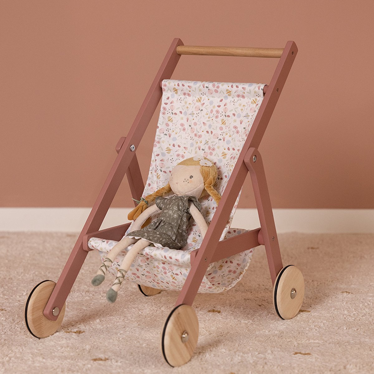 * Little Dutch Houten Poppenbuggy FSC * Little Dutch Houten Poppenbuggy FSC