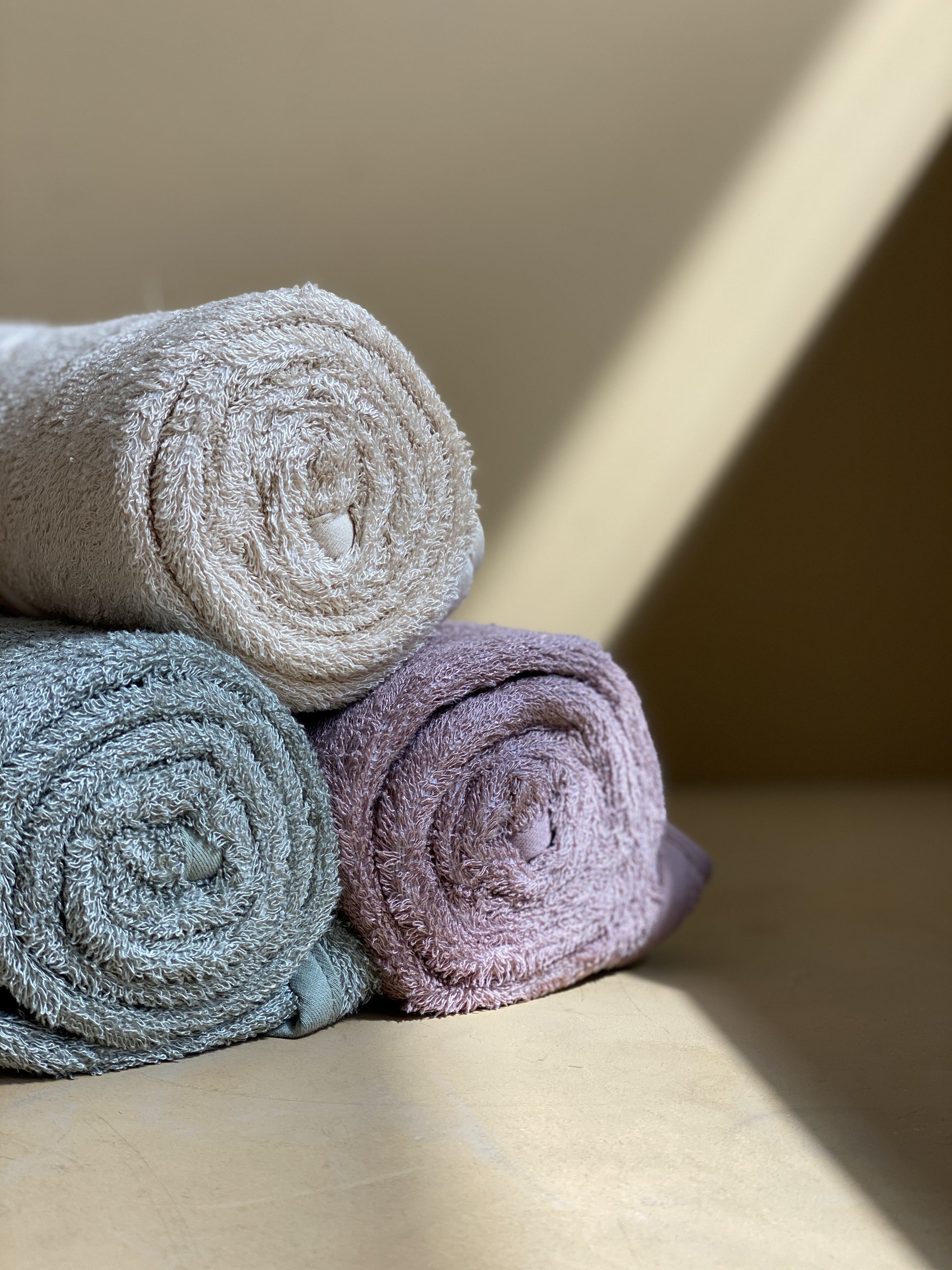 Timboo Set 3 Bamboo Washandjes | Mellow Mauve Timboo Set 3 Bamboo Washandjes | Mellow Mauve