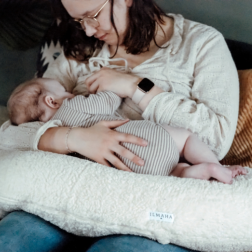 Ilmaha Voedingskussen 180cm | Teddy Ecru Ilmaha Voedingskussen 180cm | Teddy Ecru