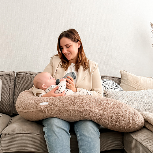 Ilmaha Voedingskussen | Teddy Taupe Ilmaha Voedingskussen | Teddy Taupe