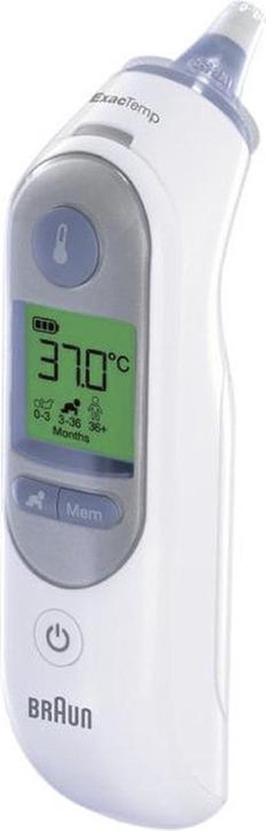 Braun Thermometer Thermoscan Luxe Digitaal IRT6520We Braun Thermometer Thermoscan Luxe Digitaal IRT6520We