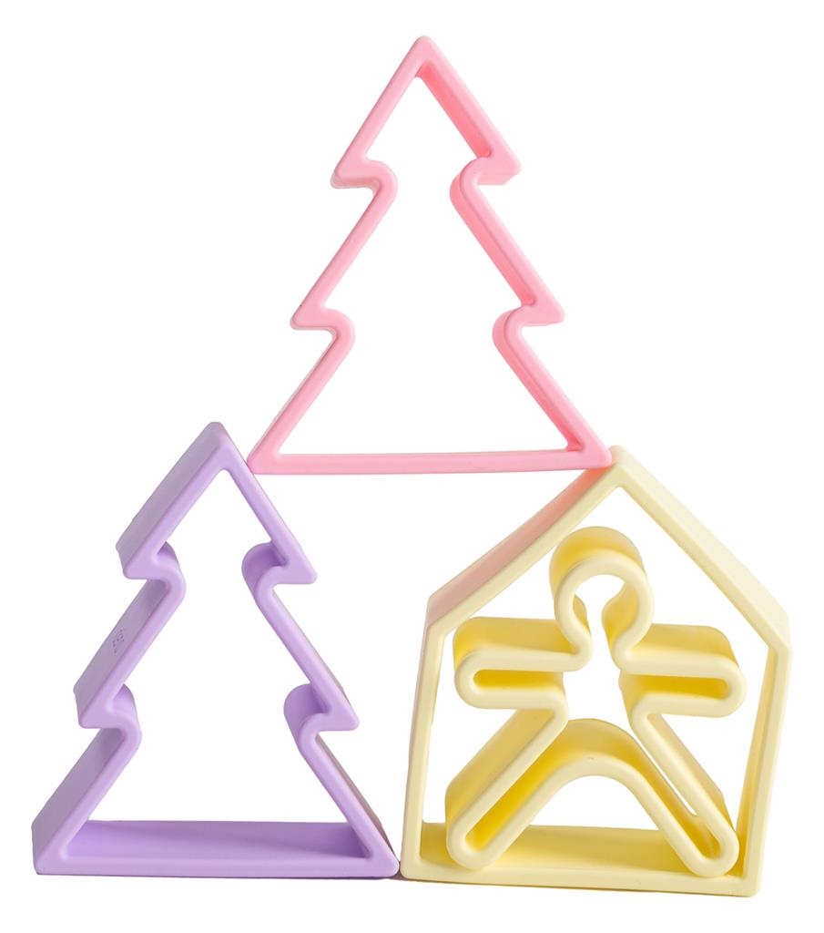 * Dëna Siliconen Speelset Pastel | Kind - Huis - Boom Set * Dëna Siliconen Speelset Pastel | Kind - Huis - Boom Set