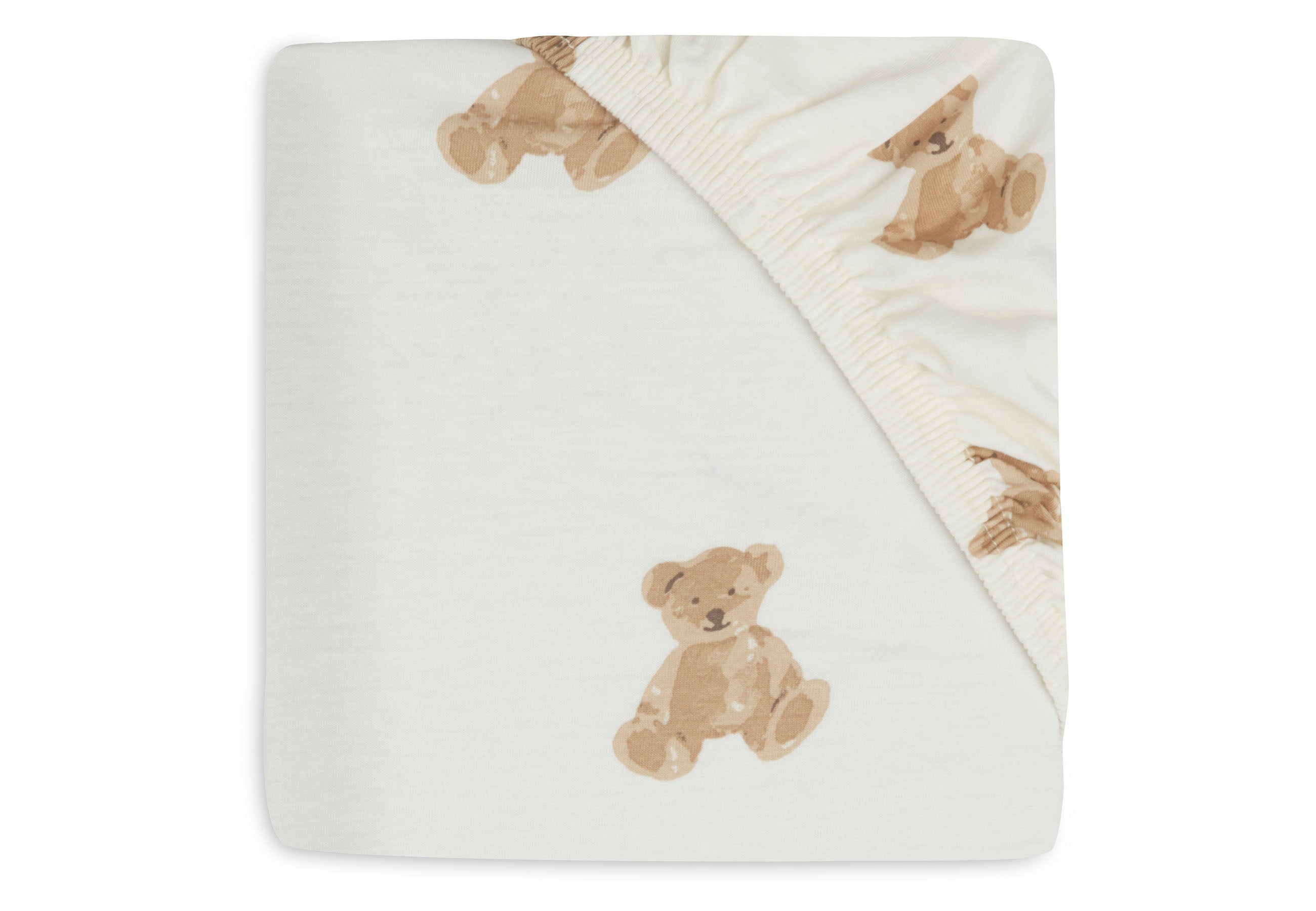 Jollein Hoeslaken Jersey Wieg 40/50x80/90cm | Teddy Bear Jollein Hoeslaken Jersey Wieg 40/50x80/90cm | Teddy Bear