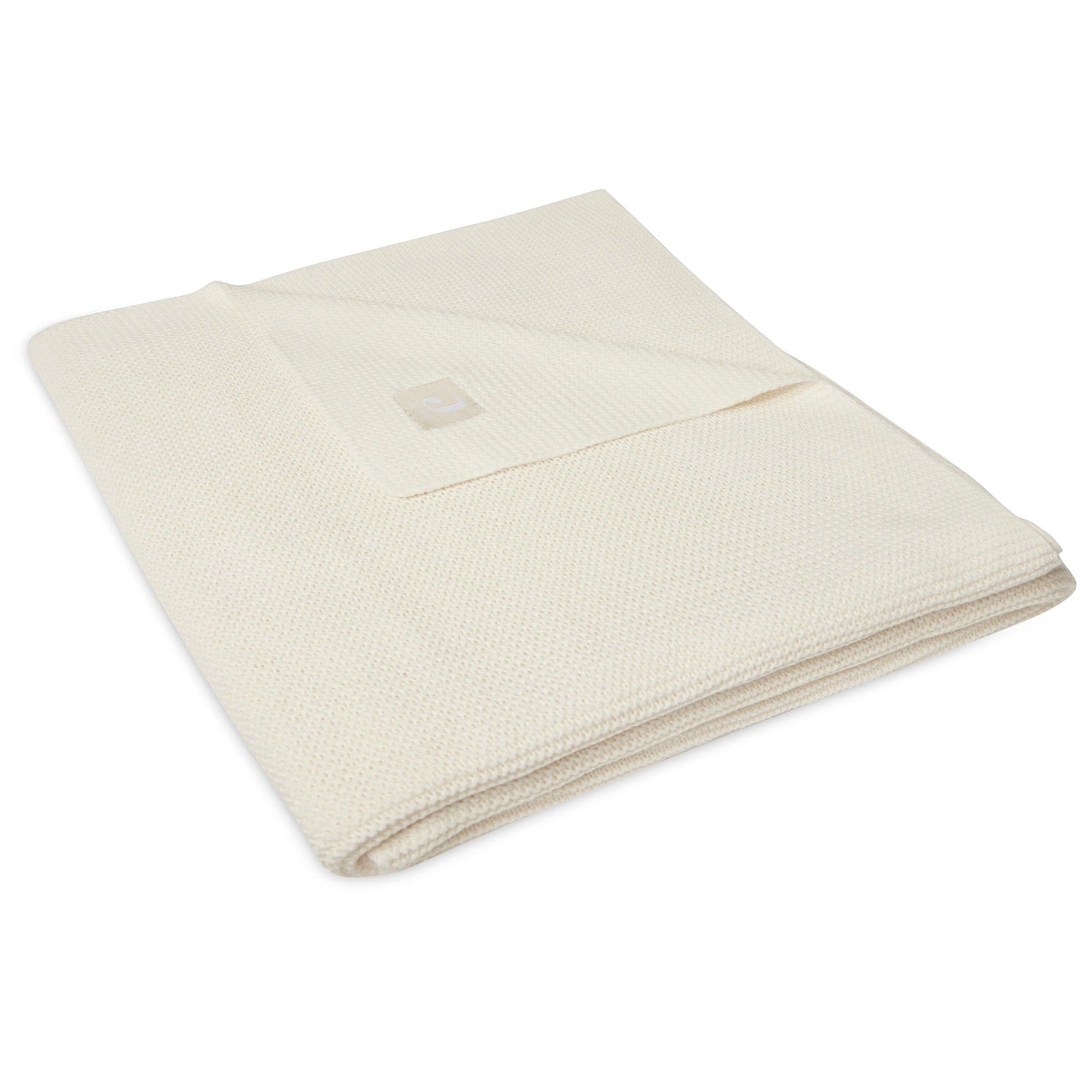 Jollein Ledikant Deken 100x150 cm | Basic Knit Ivory Jollein Ledikant Deken 100x150 cm | Basic Knit Ivory