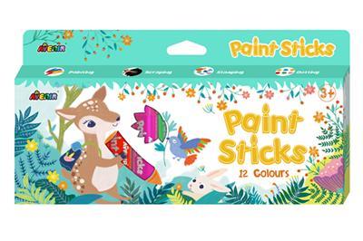 Avenir Paint Sticks | Verfstiften 12 kleuren Avenir Paint Sticks | Verfstiften 12 kleuren