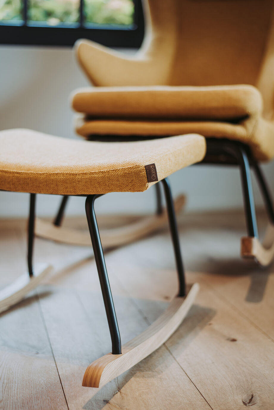 Quax Hocker (voetenbankje) For Rocker De Luxe | Saffran Quax Hocker (voetenbankje) For Rocker De Luxe | Saffran