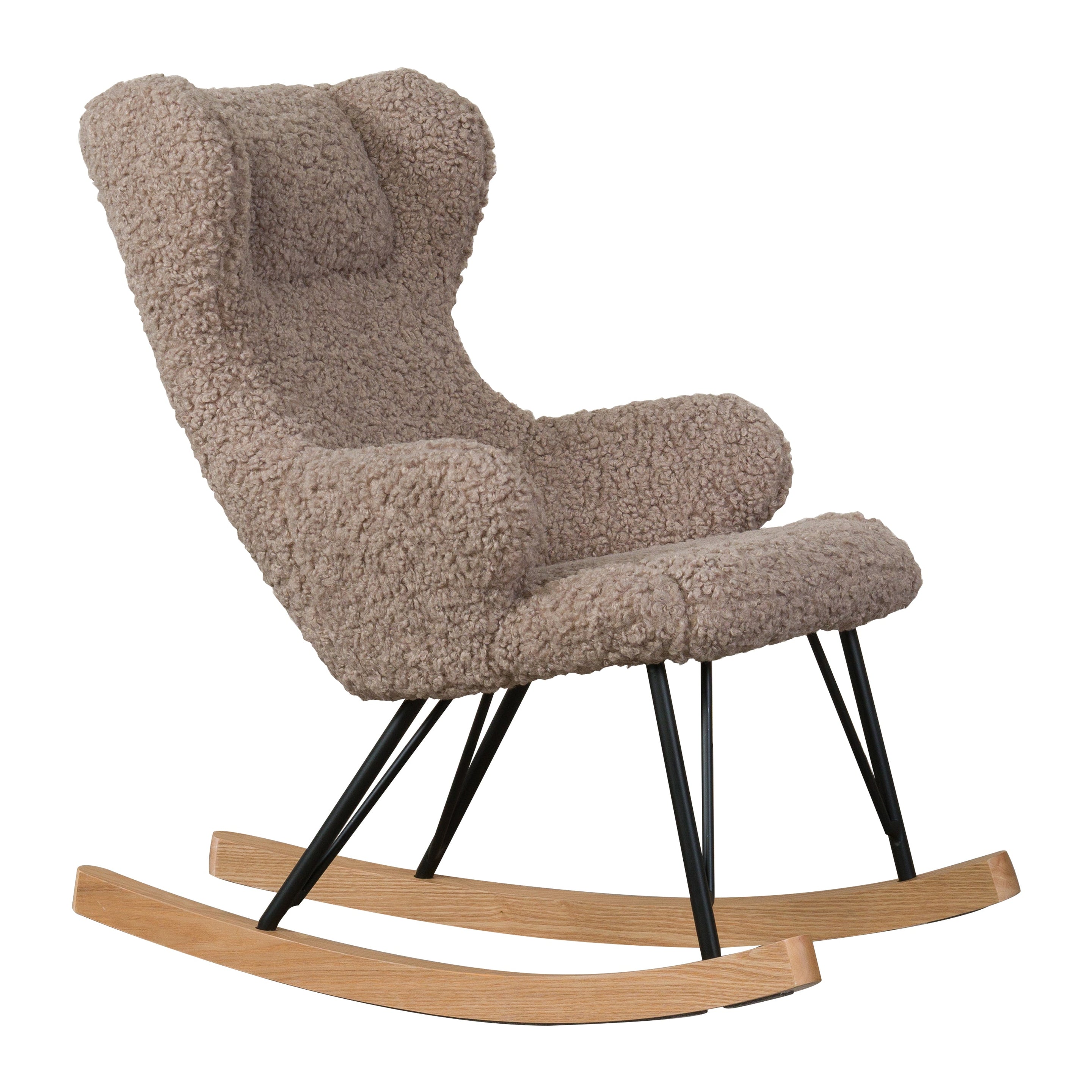 Quax Rocking Kids Chair De Luxe | Stone Quax Rocking Kids Chair De Luxe | Stone