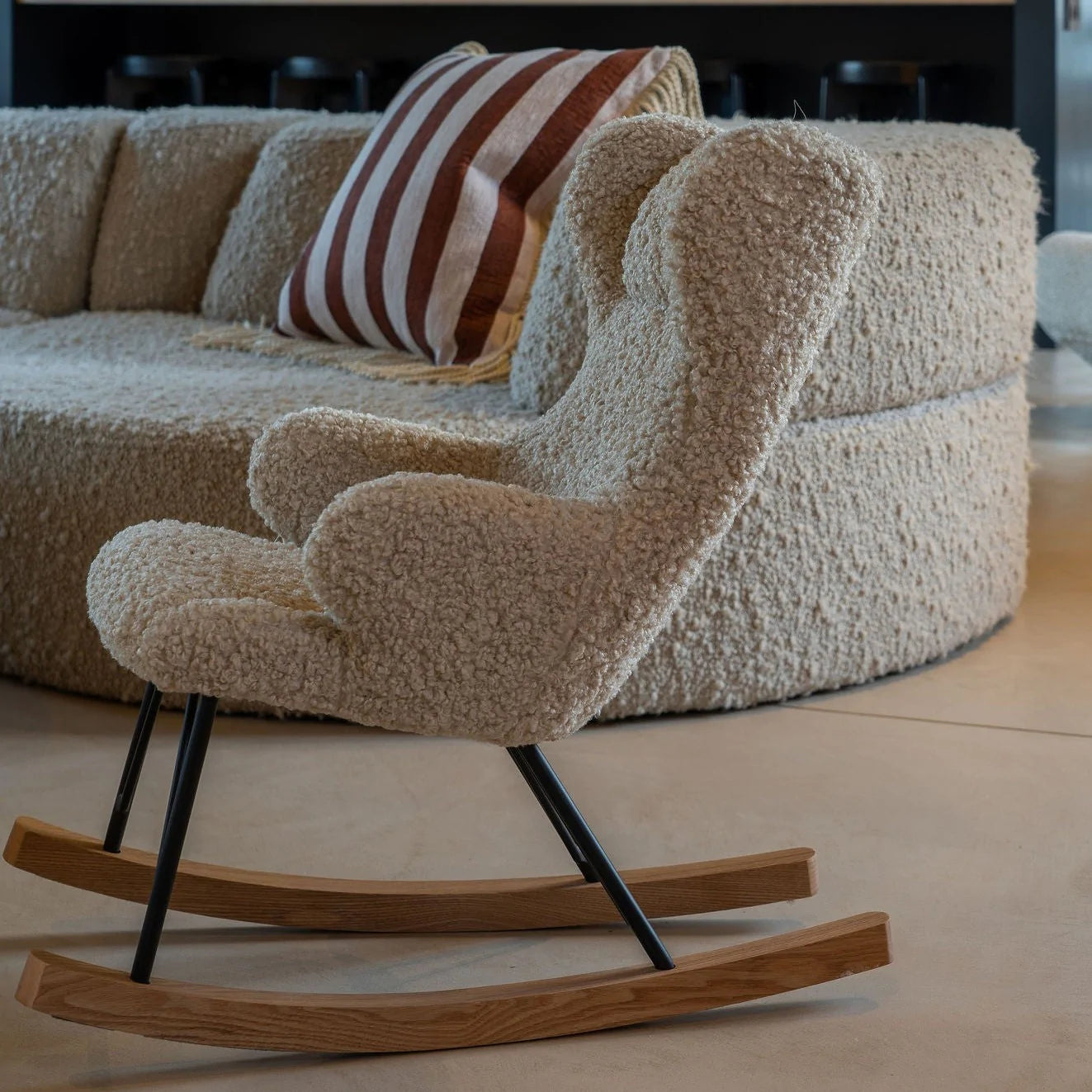 Quax Rocking Kids Chair De Luxe | Sheep Quax Rocking Kids Chair De Luxe | Sheep