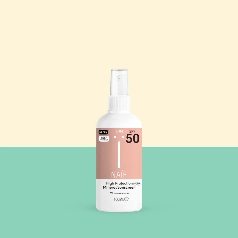 * Naïf Zonnebrand Spray Voor Volwassenen SPF50 | 100ml * Naïf Zonnebrand Spray Voor Volwassenen SPF50 | 100ml