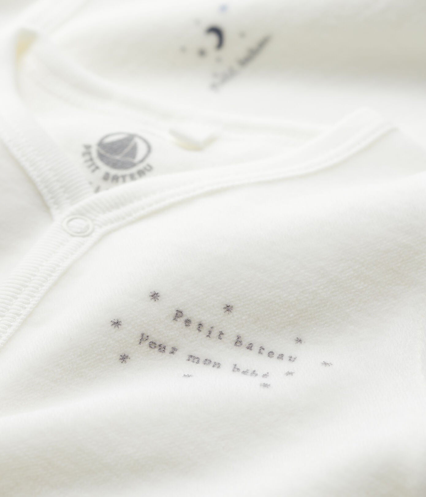 * Petit Bateau Baby Pyjama Set 2 Katoen | Offwhite * Petit Bateau Baby Pyjama Set 2 Katoen | Offwhite