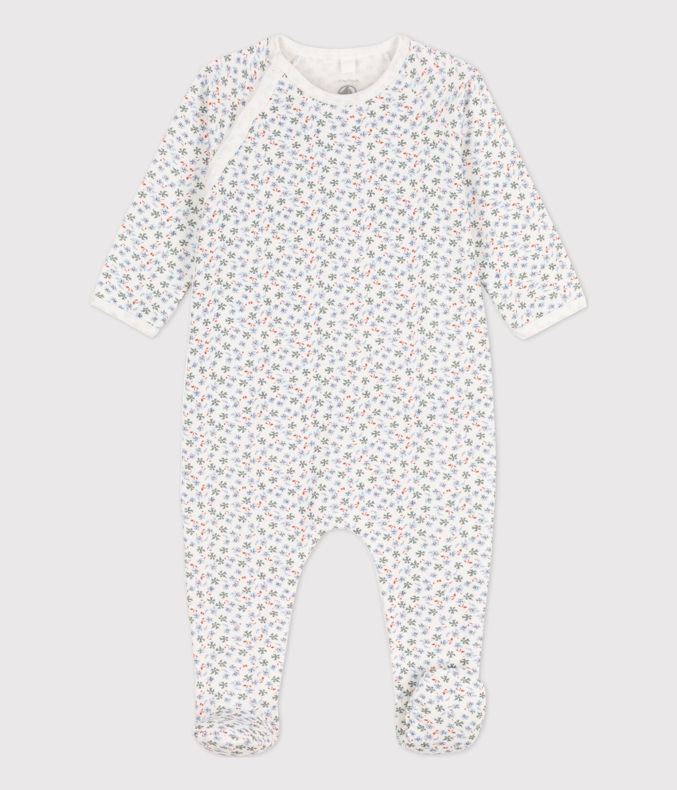* Petit Bateau Baby Pyjama | Marshmallow * Petit Bateau Baby Pyjama | Marshmallow