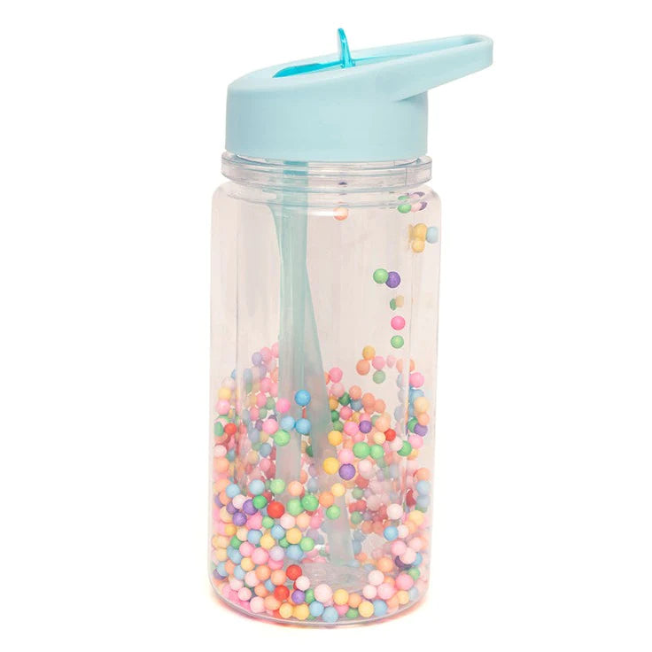 Petit Monkey Drinkfles Marcaron Pops | Aqua Blue Petit Monkey Drinkfles Marcaron Pops | Aqua Blue