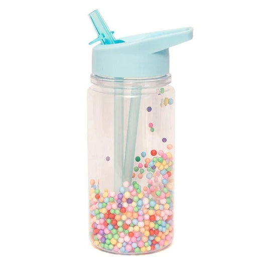 Petit Monkey Drinkfles Marcaron Pops | Aqua Blue Petit Monkey Drinkfles Marcaron Pops | Aqua Blue